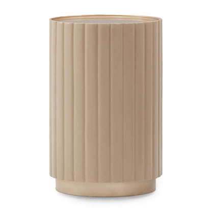 AICO by Michael Amini - Malibu Crest Round Chairside Table - Chardonnay - N9007226-822 veiw 1
