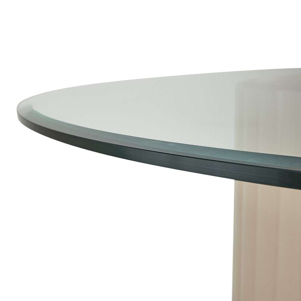 AICO by Michael Amini - Malibu Crest Round Dining Table - Chardonnay - N9007001-101-822 veiw 3