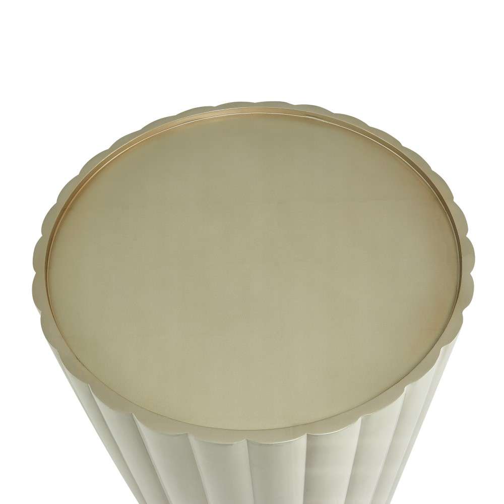 AICO by Michael Amini - Malibu Crest Round Dining Table - Chardonnay - N9007001-101-822 veiw 4