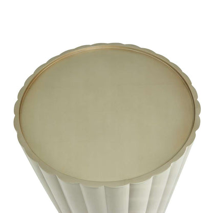 AICO by Michael Amini - Malibu Crest Round Dining Table - Chardonnay - N9007001-101-822 veiw 4