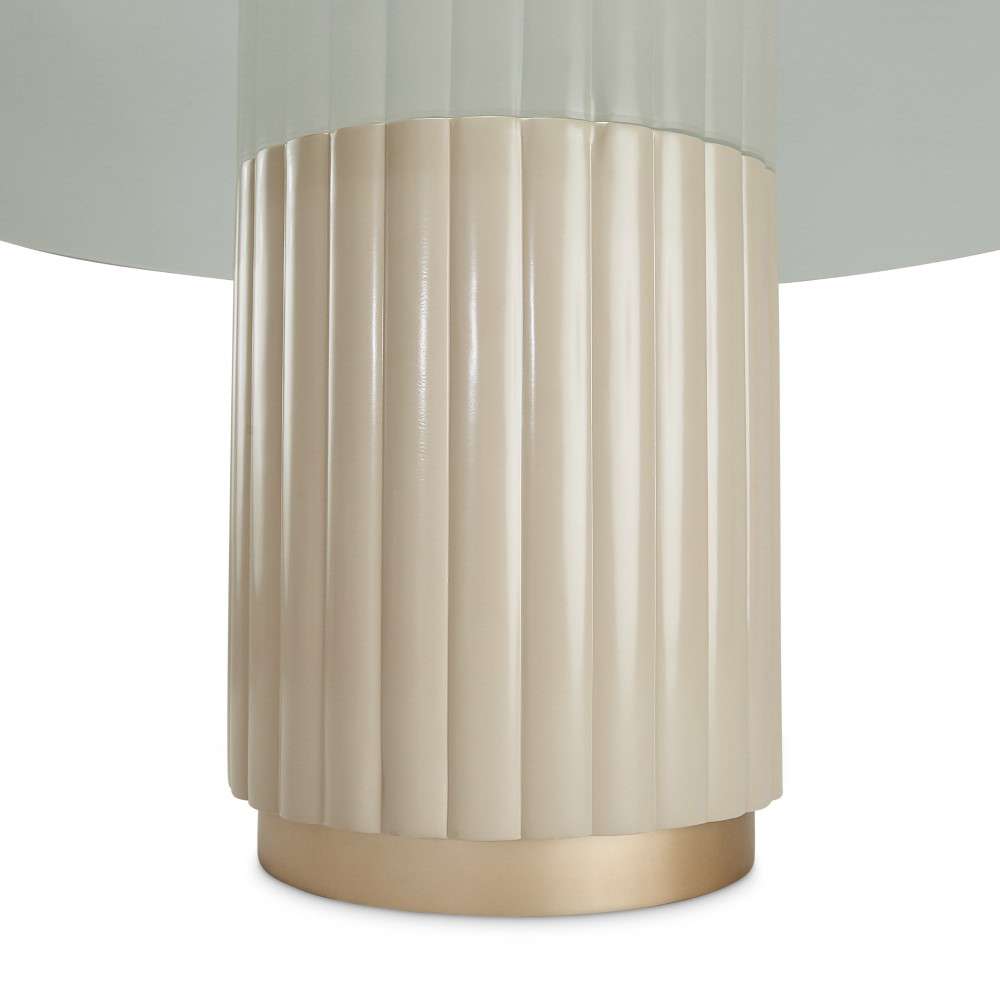 AICO by Michael Amini - Malibu Crest Round Dining Table - Chardonnay - N9007001-101-822 veiw 5