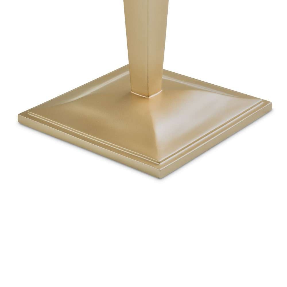 AICO by Michael Amini - Malibu Crest Round Pedestal Tea Table - Chardonnay - N9007225-822 veiw 4