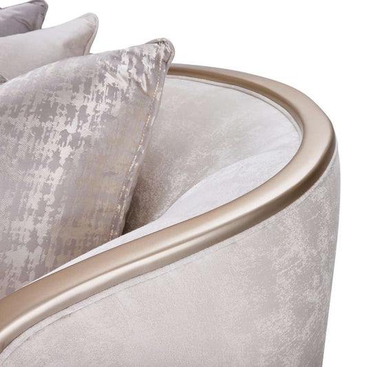AICO by Michael Amini - Malibu Crest Sofa - Cloud White/Chardonnay - N9007816-CLDWH-822 veiw 2