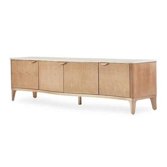 AICO by Michael Amini - Malibu Crest TV Console - Blush - N9007081-131 veiw 1