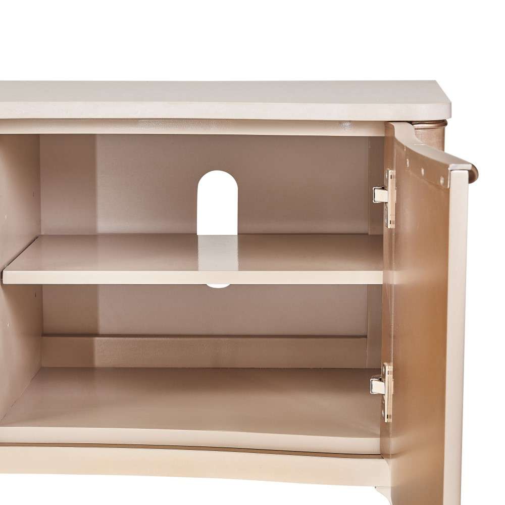 AICO by Michael Amini - Malibu Crest TV Console - Blush - N9007081-131 veiw 2