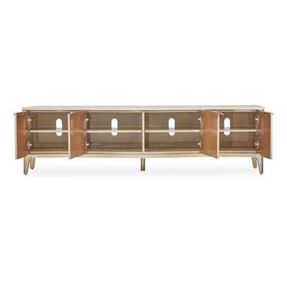 AICO by Michael Amini - Malibu Crest TV Console - Blush - N9007081-131 veiw 7