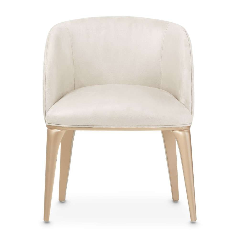AICO by Michael Amini - Malibu Crest Vanity Chair - Chardonnay - N9007244-822 veiw 2
