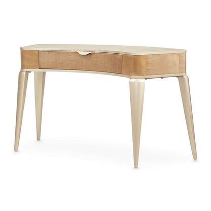 AICO by Michael Amini - Malibu Crest Vanity/Writing Desk - Blush - N9007058-131 veiw 1