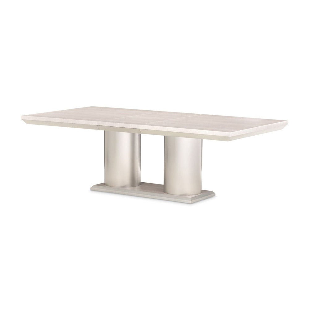 AICO by Michael Amini - Marin Rectangular Dining Table - Greige - NKI-MRIN002-139 veiw 1