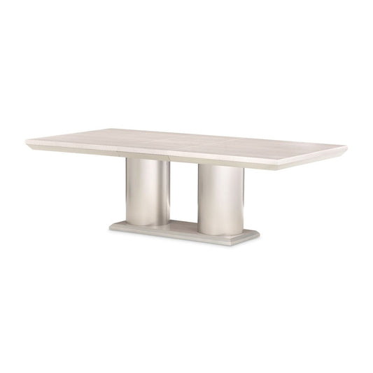 AICO by Michael Amini - Marin Rectangular Dining Table - Greige - NKI-MRIN002-139 veiw 1