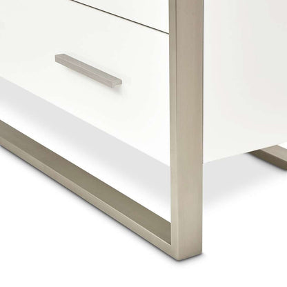 AICO by Michael Amini - Marquee 6-Drawer Chest - Cloud White - KI-MRQE070-108 veiw 5