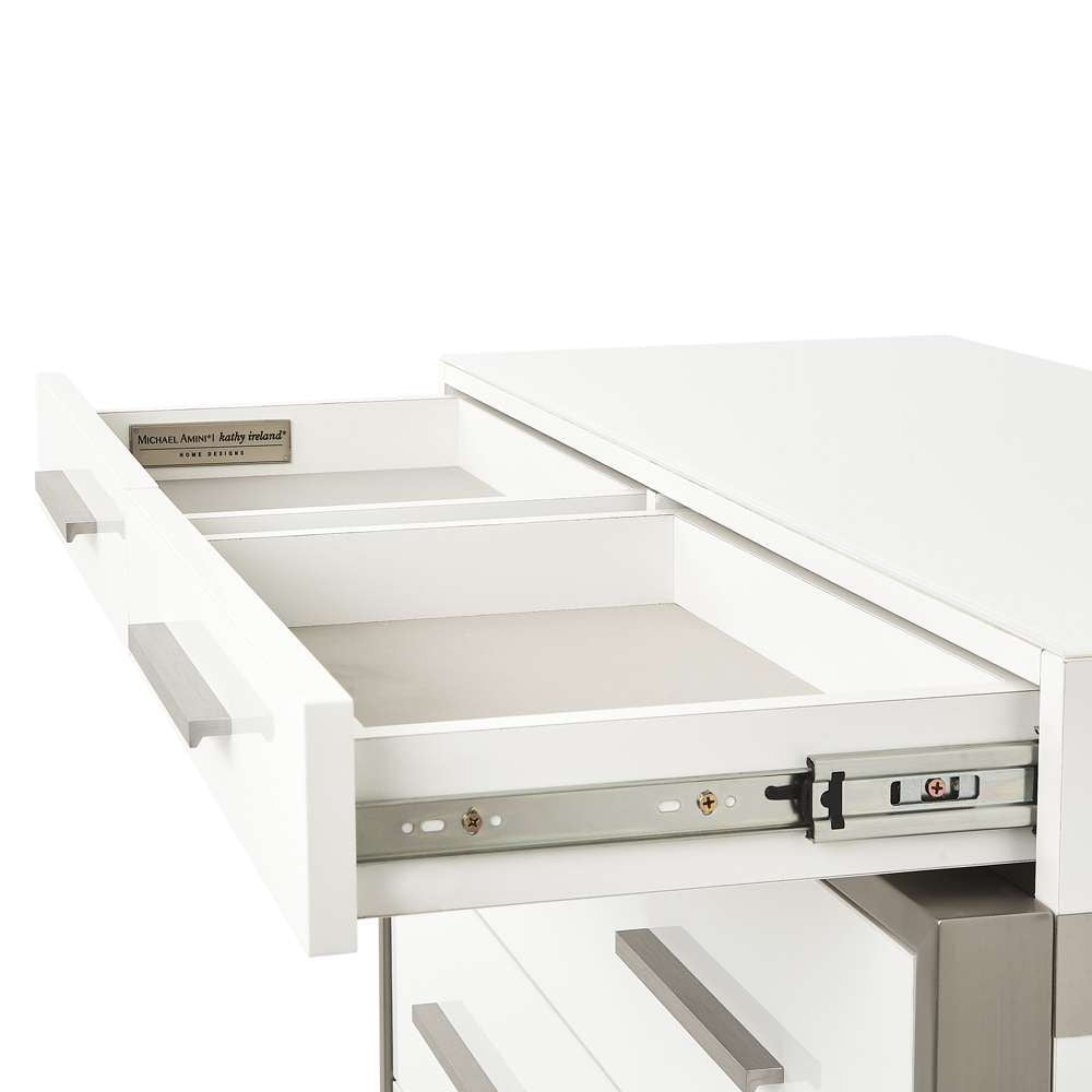 AICO by Michael Amini - Marquee 6-Drawer Chest - Cloud White - KI-MRQE070-108 veiw 6
