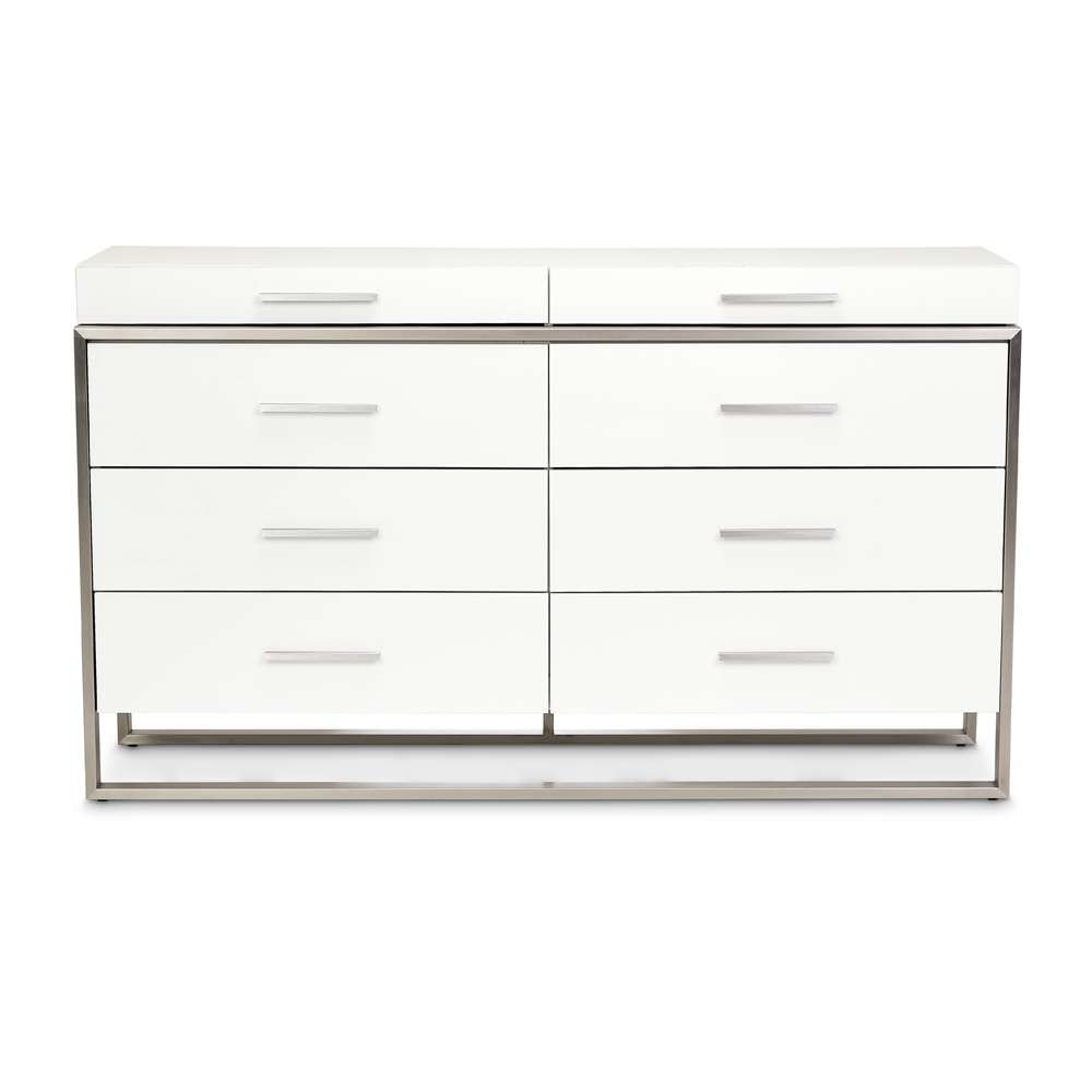 AICO by Michael Amini - Marquee Dresser - Cloud White - KI-MRQE050-108 veiw 2