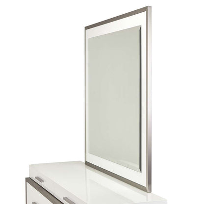AICO by Michael Amini - Marquee Dresser with Mirror - Cloud White - KI-MRQE050-260-108 veiw 7