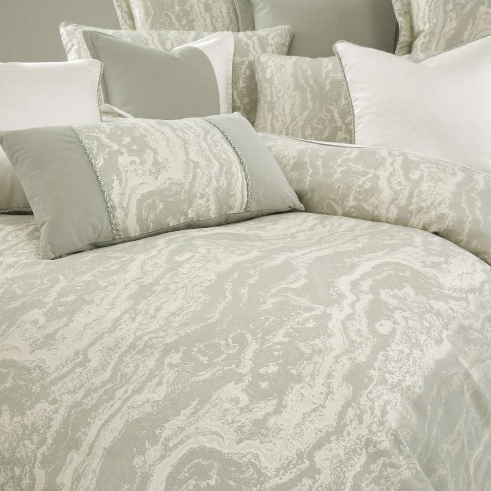 AICO by Michael Amini - Marvel 9-Piece Queen Duvet Set - Mist - BCS-QD09-MARVEL-MST veiw 5
