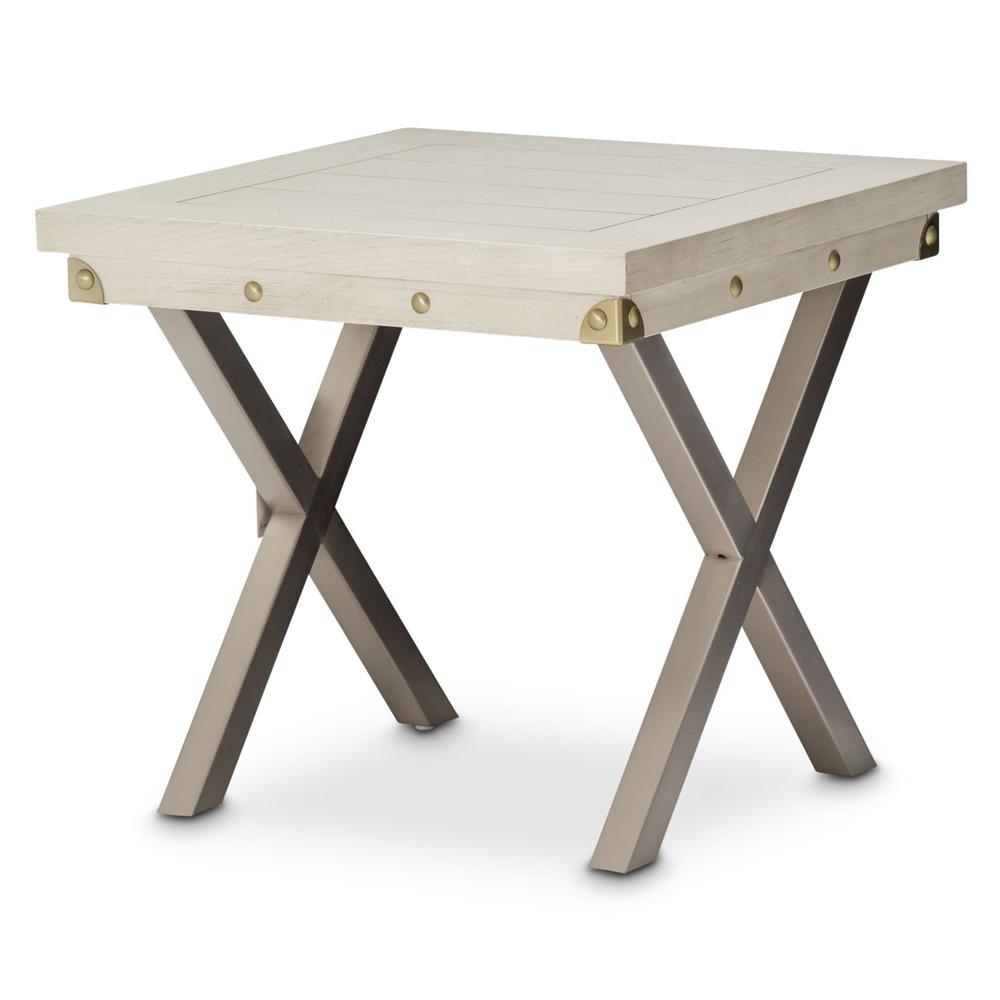 AICO by Michael Amini - Menlo Station End Table in Eucalyptus - KI-MENP202-123 veiw 1