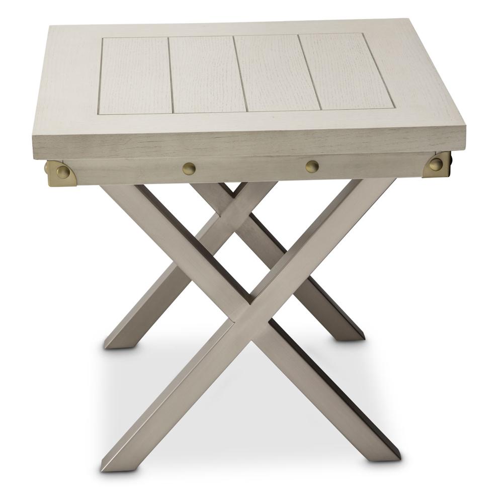 AICO by Michael Amini - Menlo Station End Table in Eucalyptus - KI-MENP202-123 veiw 3