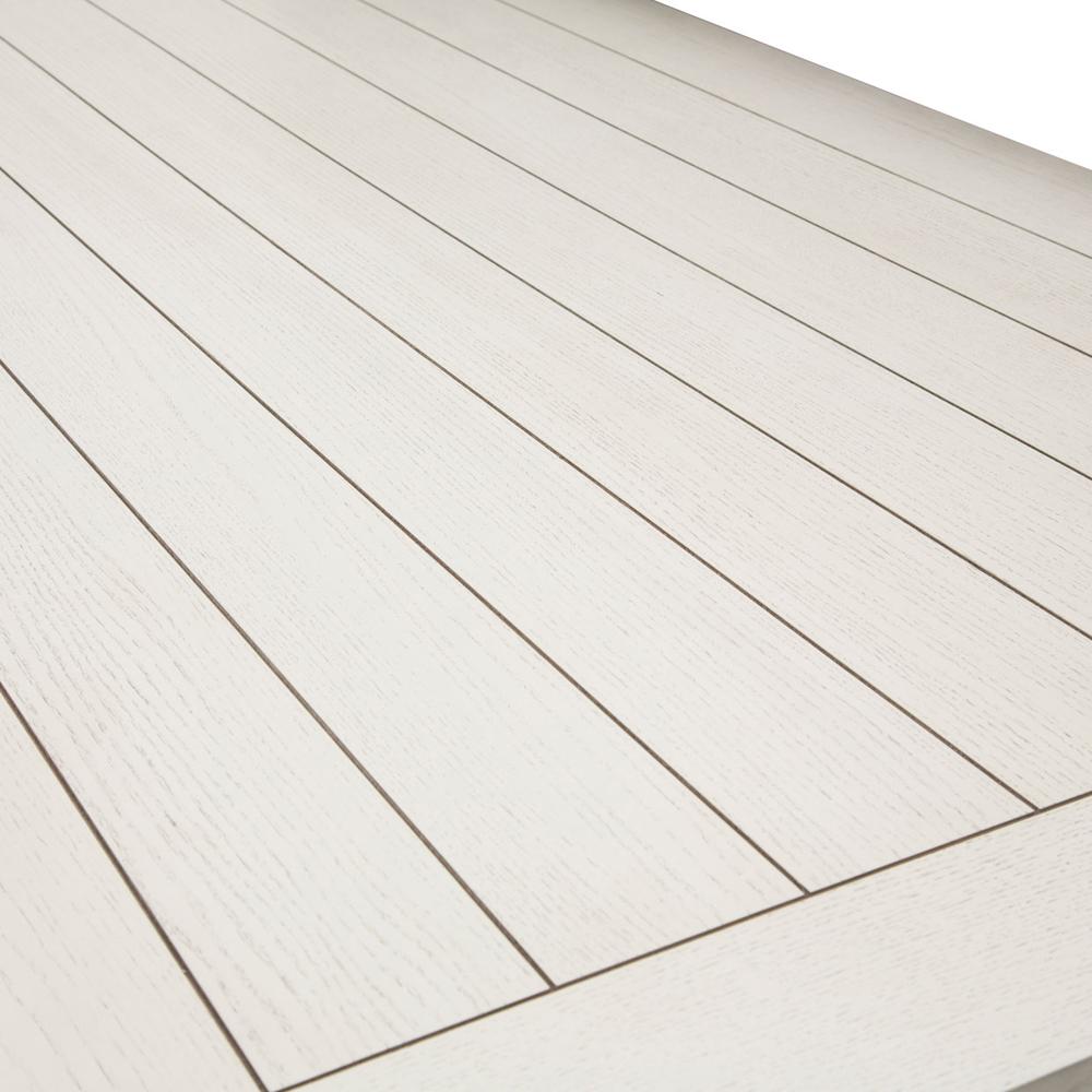 AICO by Michael Amini - Menlo Station Rectangular Dining Table in Eucalyptus & Brushed Silver - KI-MENP000-123 veiw 4
