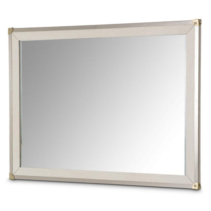AICO by Michael Amini - Menlo Station Sideboard and Mirror in Eucalyptus - KI-MENP007-67-123 veiw 3