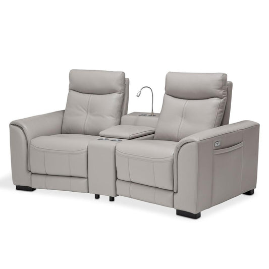 AICO by Michael Amini - Mia Bella Bentley Loveseat Set w/Motion in Espresso Finish - MBL-BNTLY-LSC3LGR-43 veiw 1