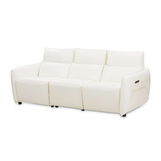 AICO by Michael Amini - Mia Bella Verona 3-Piece Sectional Sofa - Snow - MBL-VRNA-SSC3WHT-00 veiw 1