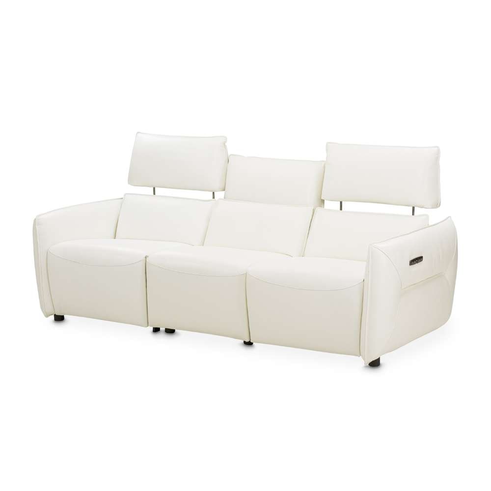 AICO by Michael Amini - Mia Bella Verona 3-Piece Sectional Sofa - Snow - MBL-VRNA-SSC3WHT-00 veiw 3