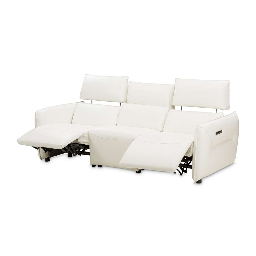 AICO by Michael Amini - Mia Bella Verona 3-Piece Sectional Sofa - Snow - MBL-VRNA-SSC3WHT-00 veiw 6