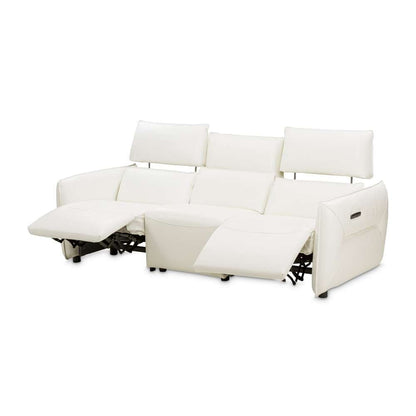 AICO by Michael Amini - Mia Bella Verona 3-Piece Sectional Sofa - Snow - MBL-VRNA-SSC3WHT-00 veiw 6