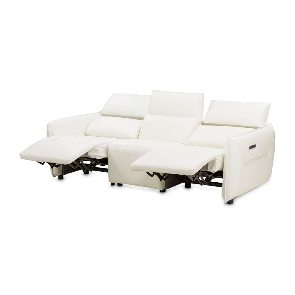 AICO by Michael Amini - Mia Bella Verona 3-Piece Sectional Sofa - Snow - MBL-VRNA-SSC3WHT-00 veiw 7