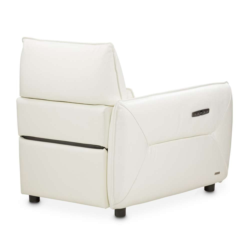 AICO by Michael Amini - Mia Bella Verona 5-Piece Sectional Sofa - Snow - MBLP-VRNA-WHT-5PCSET veiw 4