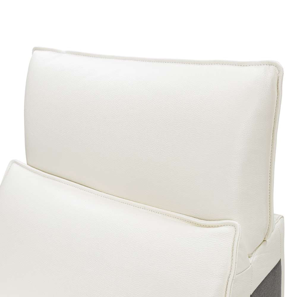 AICO by Michael Amini - Mia Bella Verona 5-Piece Sectional Sofa - Snow - MBLP-VRNA-WHT-5PCSET veiw 6