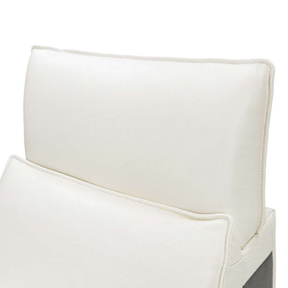 AICO by Michael Amini - Mia Bella Verona 5-Piece Sectional Sofa - Snow - MBLP-VRNA-WHT-5PCSET veiw 6