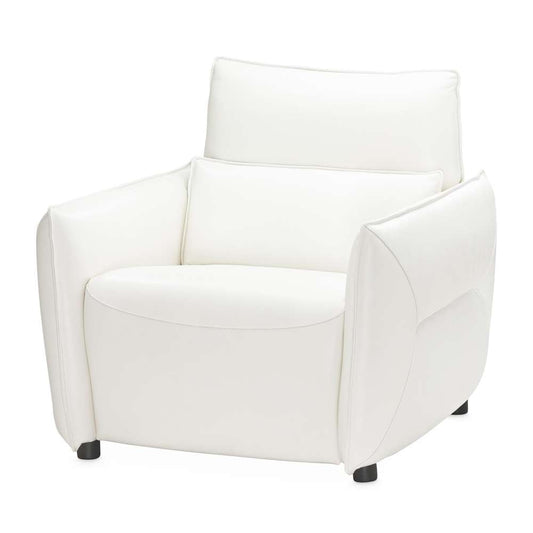 AICO by Michael Amini - Mia Bella Verona Matching Chair - Snow - MBLP-VRNA35-WHT-00 veiw 1