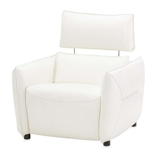 AICO by Michael Amini - Mia Bella Verona Matching Chair - Snow - MBLP-VRNA35-WHT-00 veiw 2