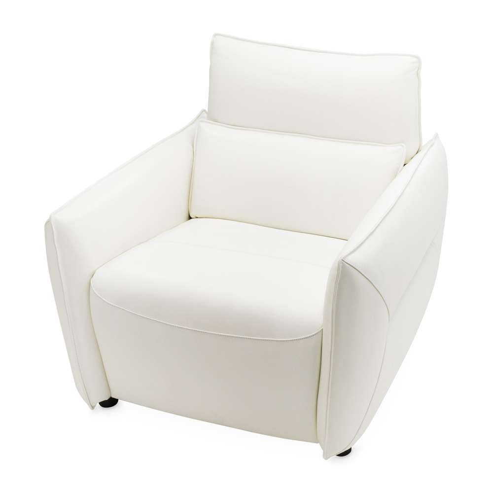 AICO by Michael Amini - Mia Bella Verona Matching Chair - Snow - MBLP-VRNA35-WHT-00 veiw 11