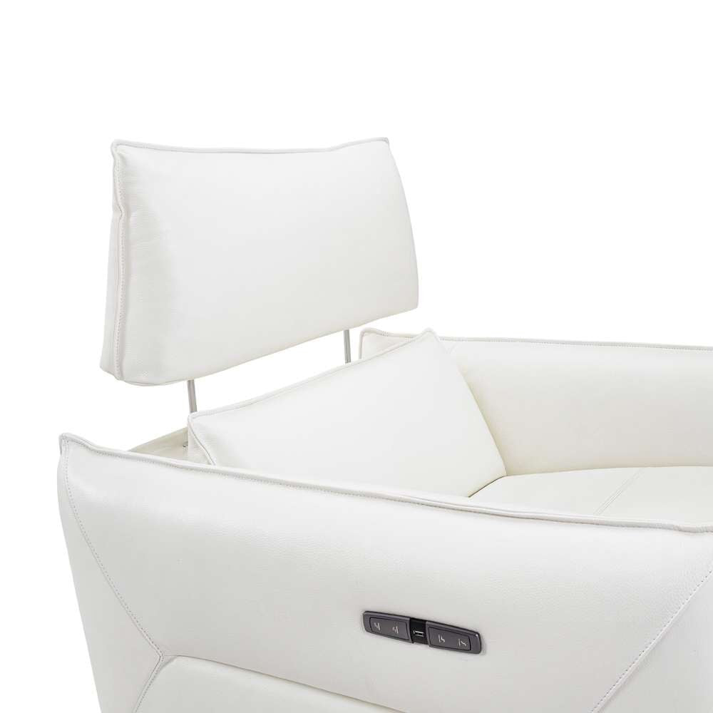 AICO by Michael Amini - Mia Bella Verona Matching Chair - Snow - MBLP-VRNA35-WHT-00 veiw 12