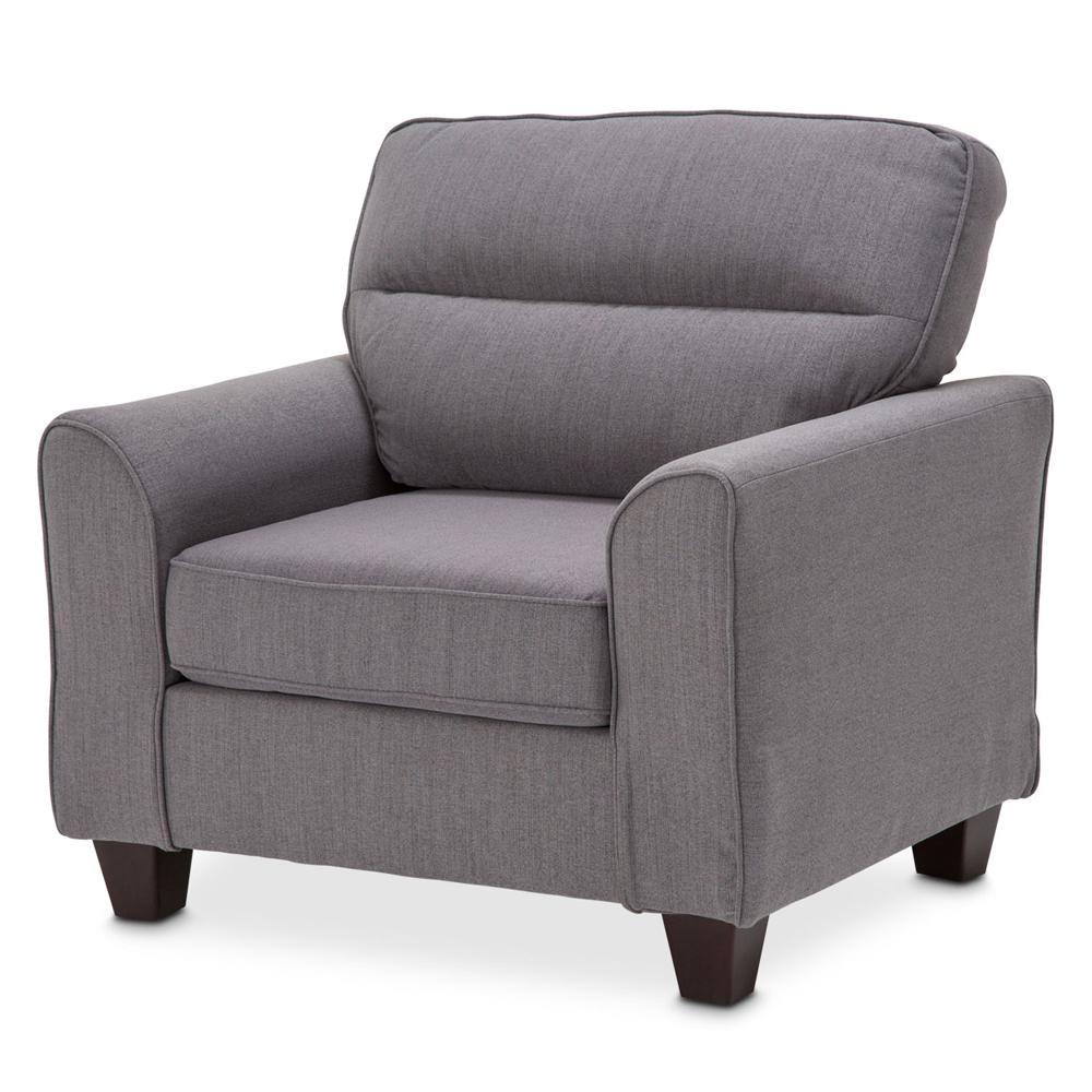 AICO by Michael Amini - Millenial Chair GPH in Light Espresso Finish - KIA-MLEN835-GPH-229_CLOSEOUT veiw 1
