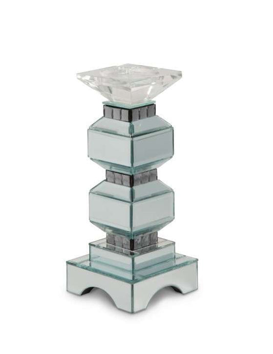 AICO by Michael Amini - Montreal - 2-Tier Mirrored Candle Holder with Crystals, Pack of 2 - FS-MNTRL154-PK2 veiw 1
