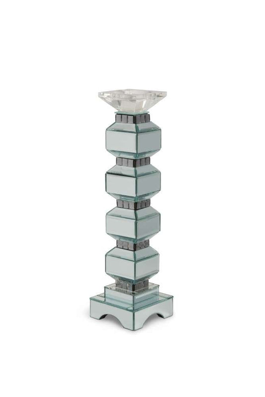 AICO by Michael Amini - Montreal - 4-Tier Mirrored Candle Holder with Crystals, Pack of 2 - FS-MNTRL156-PK2 veiw 1