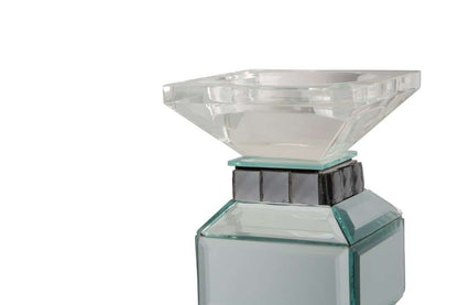AICO by Michael Amini - Montreal - 4-Tier Mirrored Candle Holder with Crystals, Pack of 2 - FS-MNTRL156-PK2 veiw 3