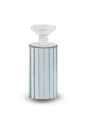 AICO by Michael Amini - Montreal - Barrel Mirrored Candle Holder, Pack of 6 - FS-MNTRL160-PK6 veiw 1