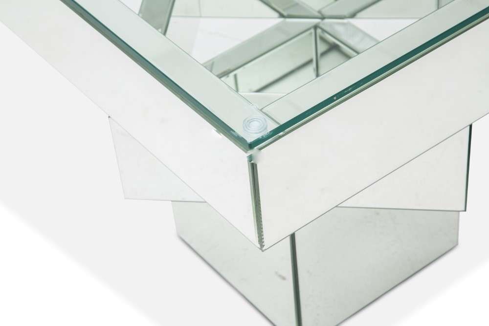 AICO by Michael Amini - Montreal - End Table with Glass Top - FS-MNTRL-1696 veiw 2