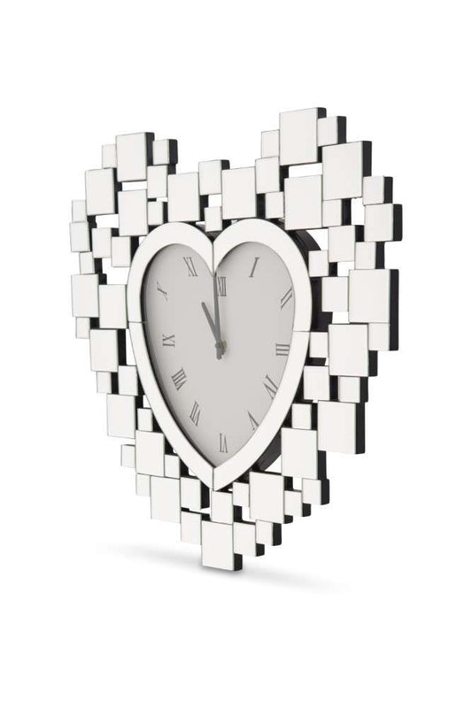AICO by Michael Amini - Montreal - Heart Shaped Clock - FS-MNTRL-5055 veiw 1