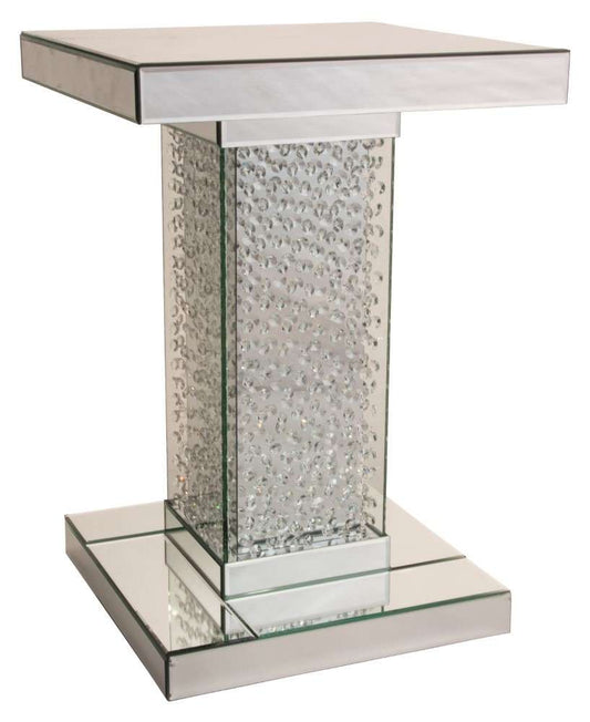 AICO by Michael Amini - Montreal - Mirrored Accent Table with Crystals - FS-MNTRL224H veiw 1