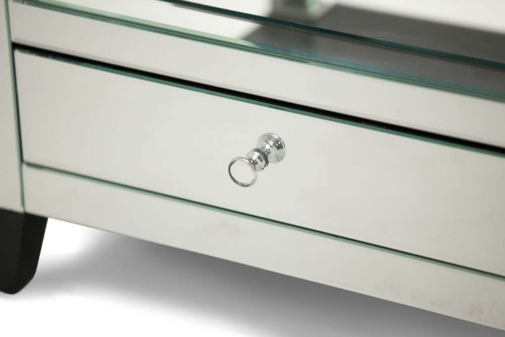 AICO by Michael Amini - Montreal - Mirrored Square Accent Table with Drawer - FS-MNTRL222H veiw 2