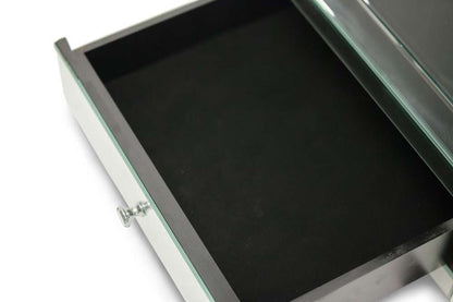 AICO by Michael Amini - Montreal - Mirrored Square Accent Table with Drawer - FS-MNTRL222H veiw 4