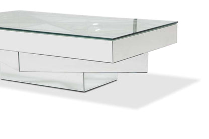 AICO by Michael Amini - Montreal - Rectangular Cocktail Table with Glass Top - FS-MNTRL-1389 veiw 3