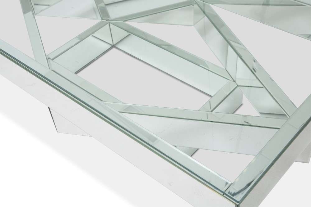 AICO by Michael Amini - Montreal - Rectangular Cocktail Table with Glass Top - FS-MNTRL-1389 veiw 4