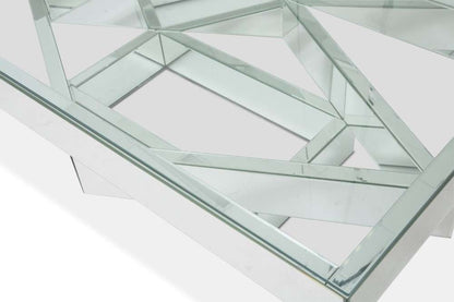 AICO by Michael Amini - Montreal - Rectangular Cocktail Table with Glass Top - FS-MNTRL-1389 veiw 4