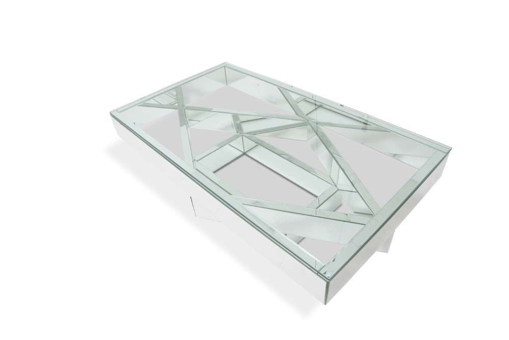 AICO by Michael Amini - Montreal - Rectangular Cocktail Table with Glass Top - FS-MNTRL-1389 veiw 5